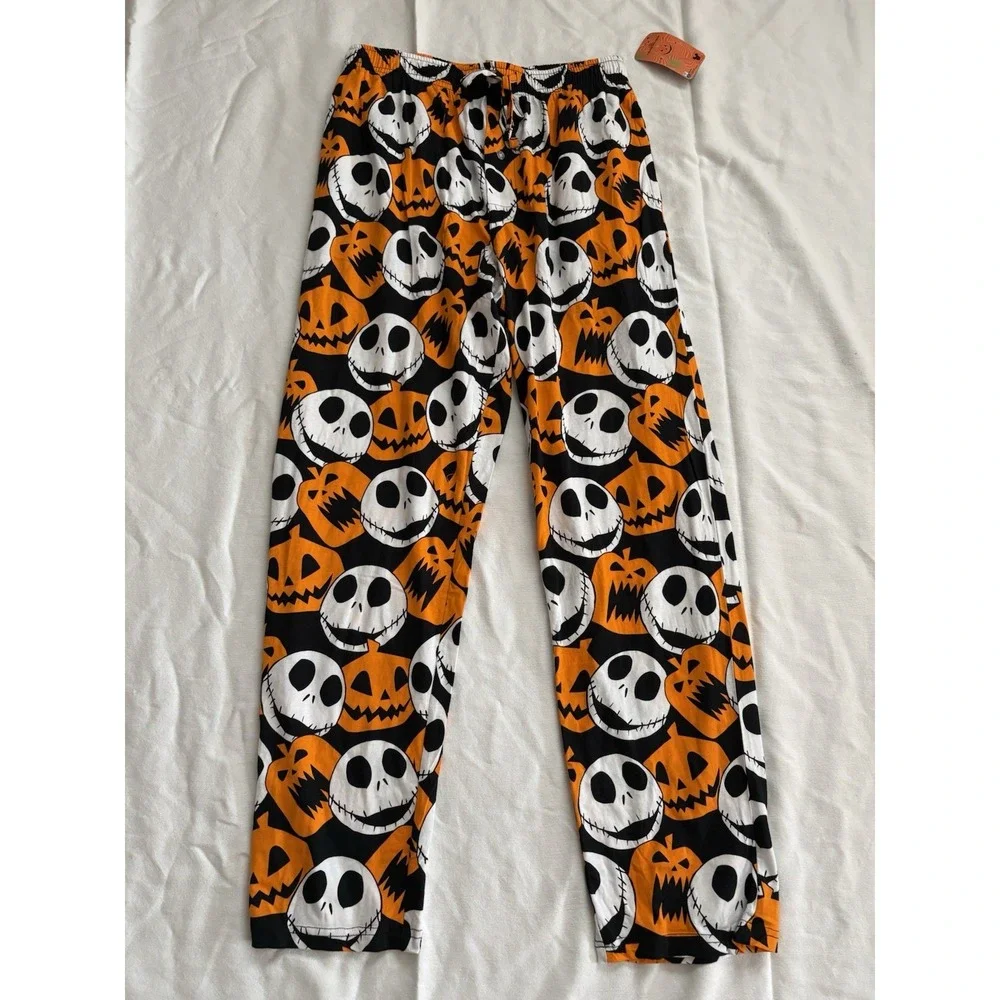 NEW Nightmare Before Christmas Pants Fleece Lounge Pajama Pants Mens Size Medium
